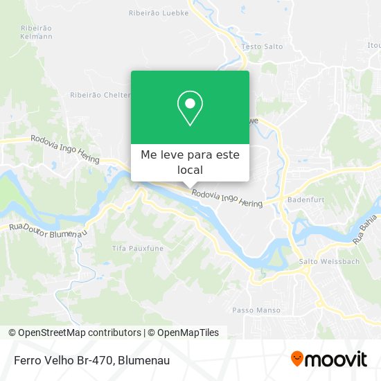 Ferro Velho Br-470 mapa