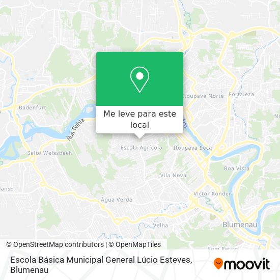 Escola Básica Municipal General Lúcio Esteves mapa