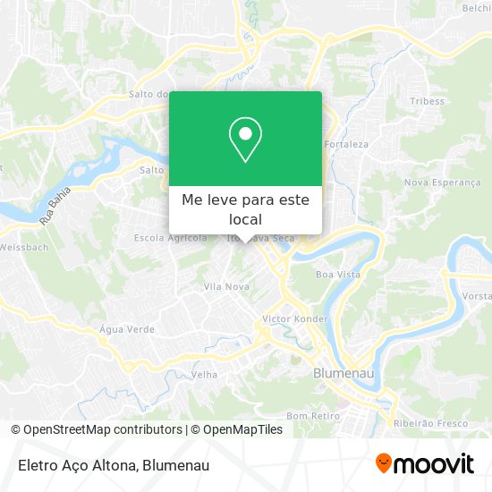 Eletro Aço Altona mapa
