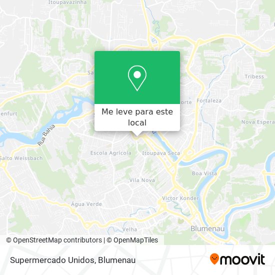 Supermercado Unidos mapa