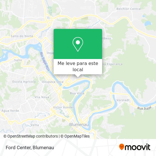 Ford Center mapa