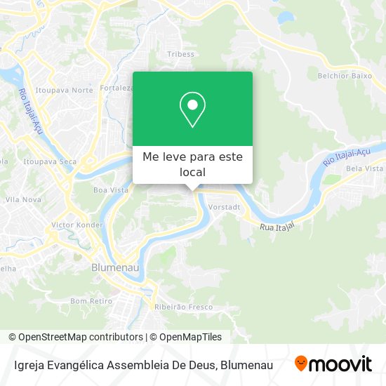 Igreja Evangélica Assembleia De Deus mapa