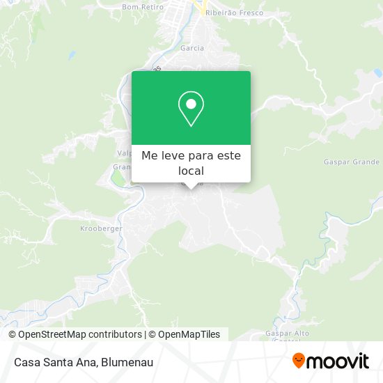 Casa Santa Ana mapa