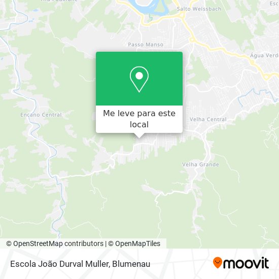 Escola João Durval Muller mapa