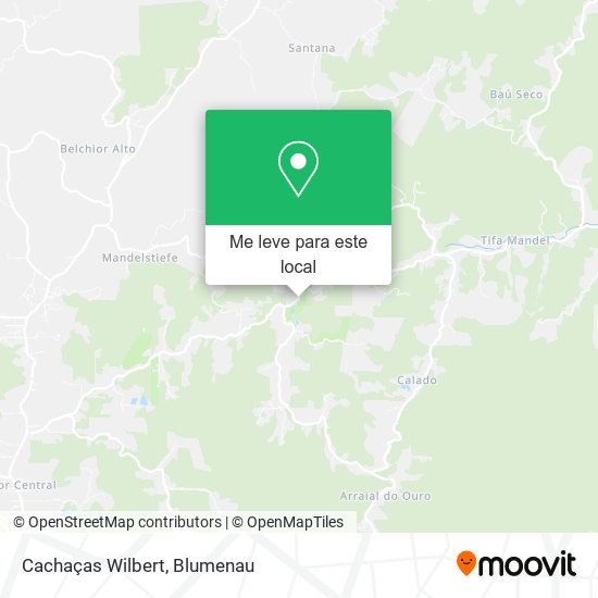 Cachaças Wilbert mapa