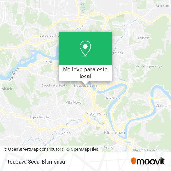 Itoupava Seca mapa