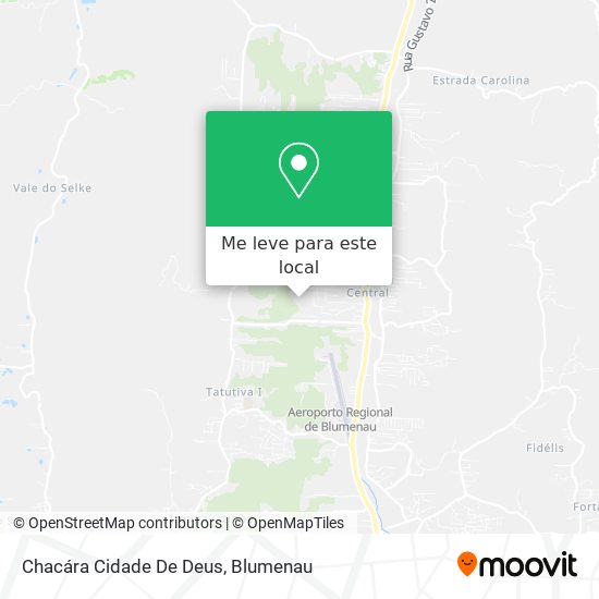 Chacára Cidade De Deus mapa