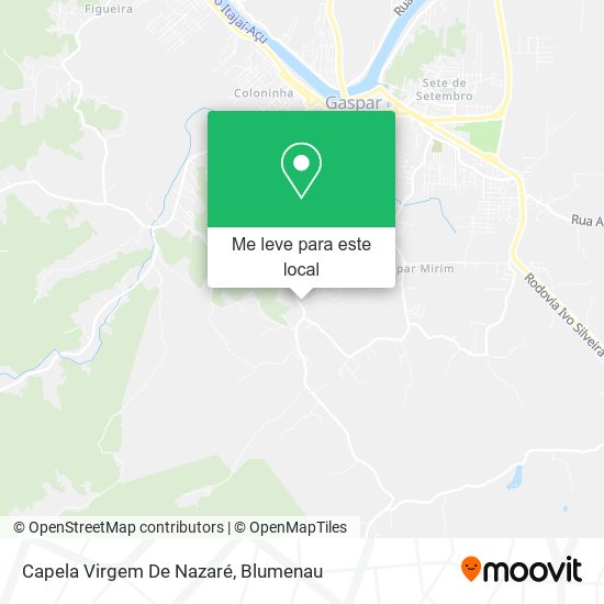 Capela Virgem De Nazaré mapa