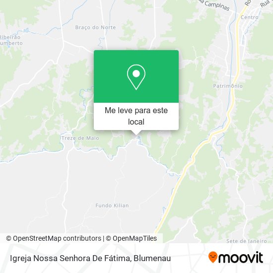 Igreja Nossa Senhora De Fátima mapa