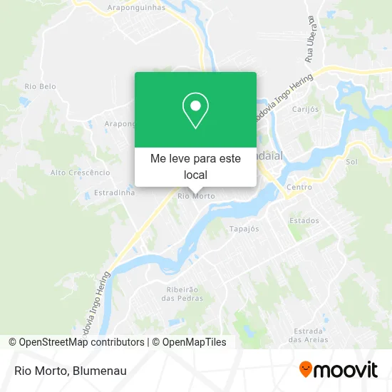 Rio Morto mapa