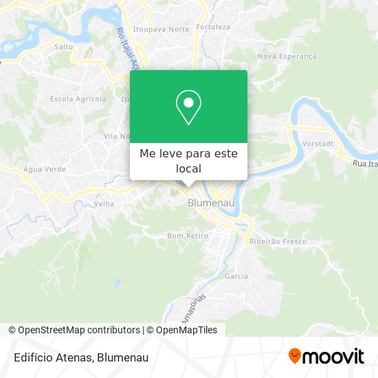 Edifício Atenas mapa