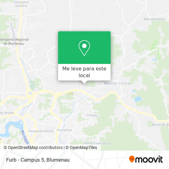 Furb - Campus 5 mapa