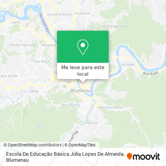 Escola De Educação Básica Júlia Lopes De Almeida mapa