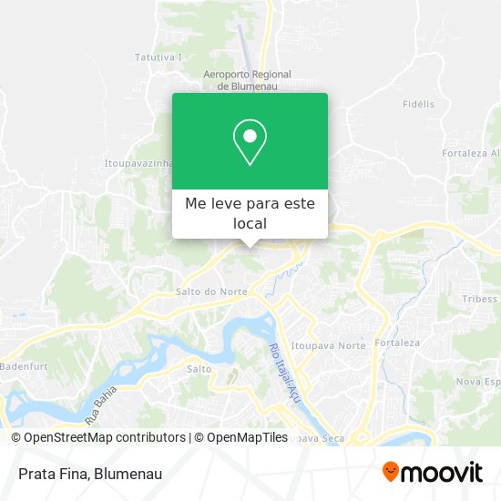 Prata Fina mapa