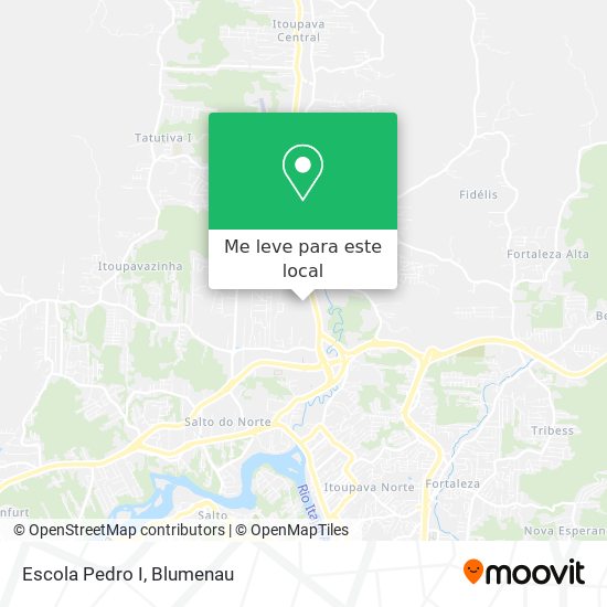 Escola Pedro I mapa