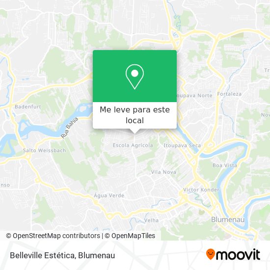 Belleville Estética mapa