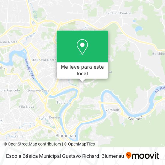 Escola Básica Municipal Gustavo Richard mapa