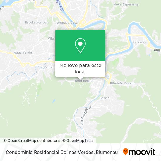 Condomínio Residencial Colinas Verdes mapa