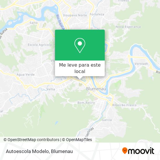 Autoescola Modelo mapa