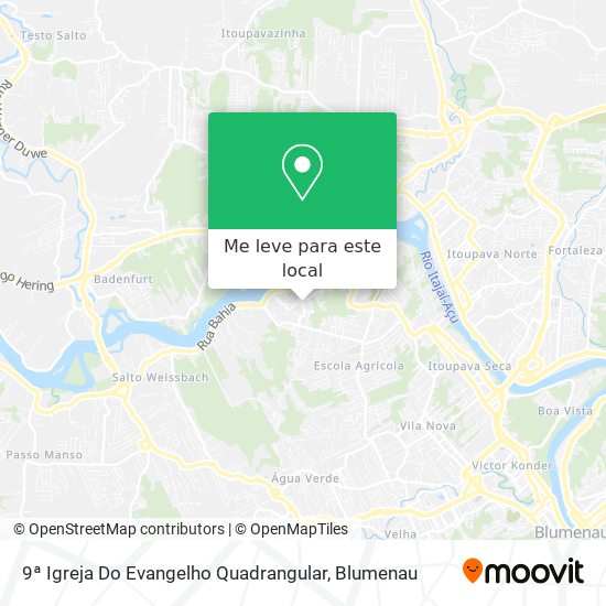 9ª Igreja Do Evangelho Quadrangular mapa