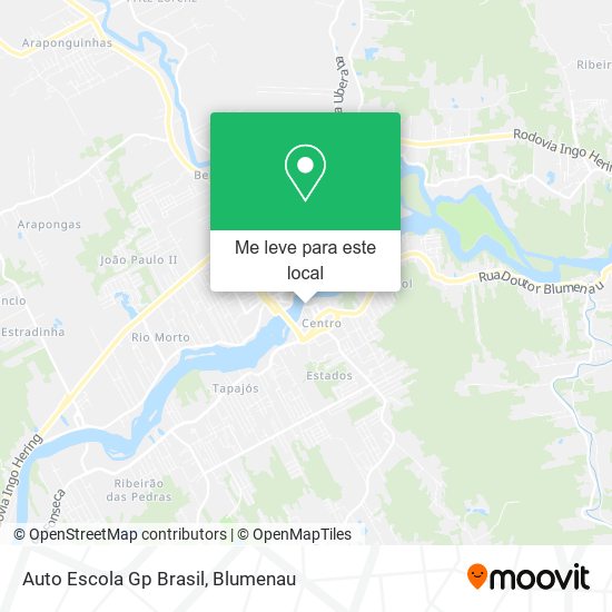 Auto Escola Gp Brasil mapa