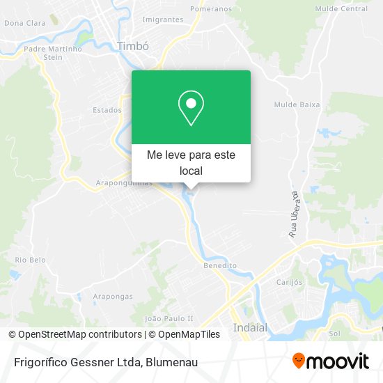 Frigorífico Gessner Ltda mapa