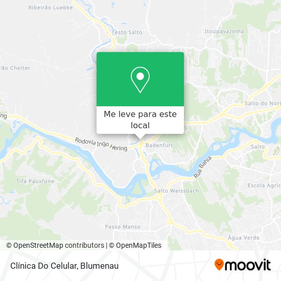 Clínica Do Celular mapa