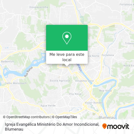 Igreja Evangélica Ministério Do Amor Incondicional mapa