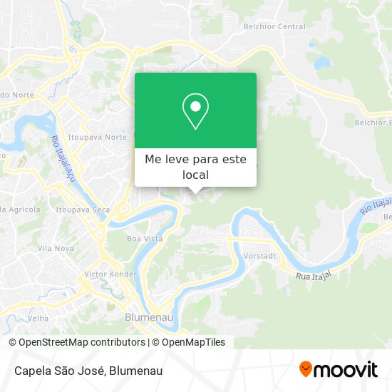Capela São José mapa