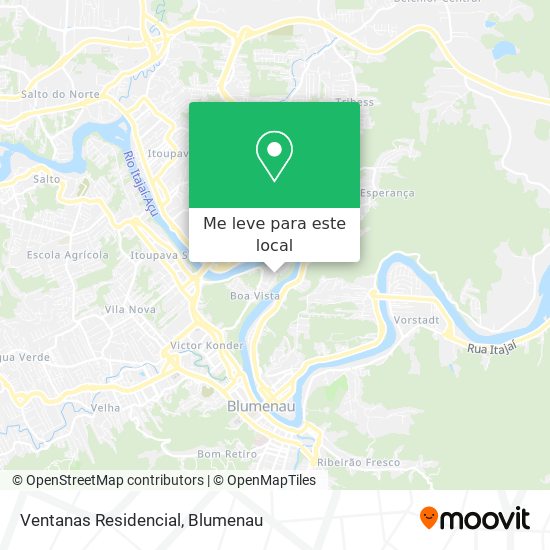 Ventanas Residencial mapa
