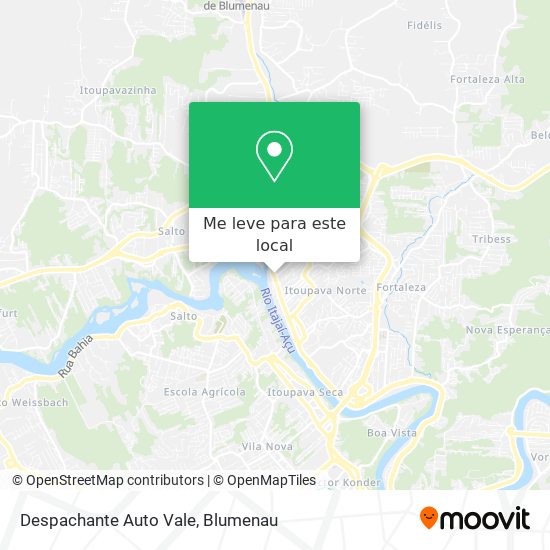 Despachante Auto Vale mapa