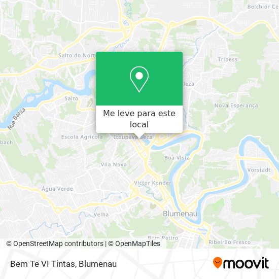 Bem Te VI Tintas mapa
