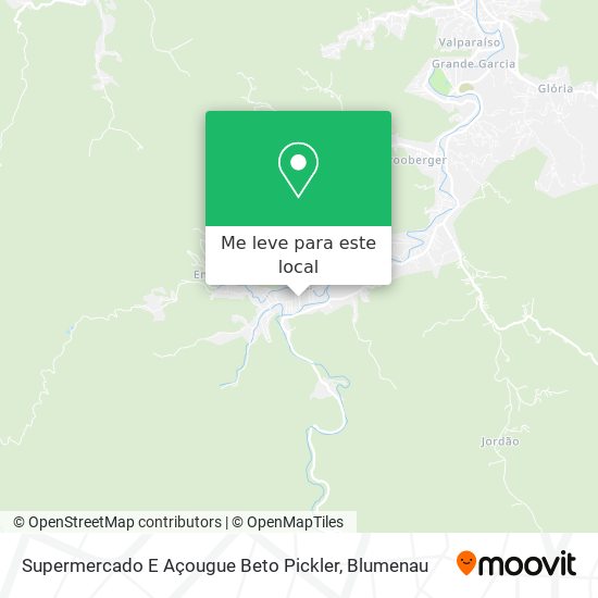 Supermercado E Açougue Beto Pickler mapa