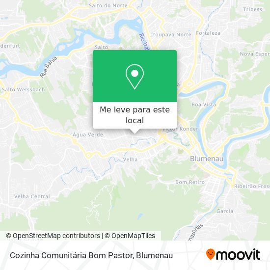 Cozinha Comunitária Bom Pastor mapa