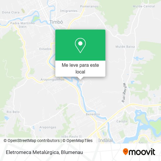 Eletromeca Metalúrgica mapa