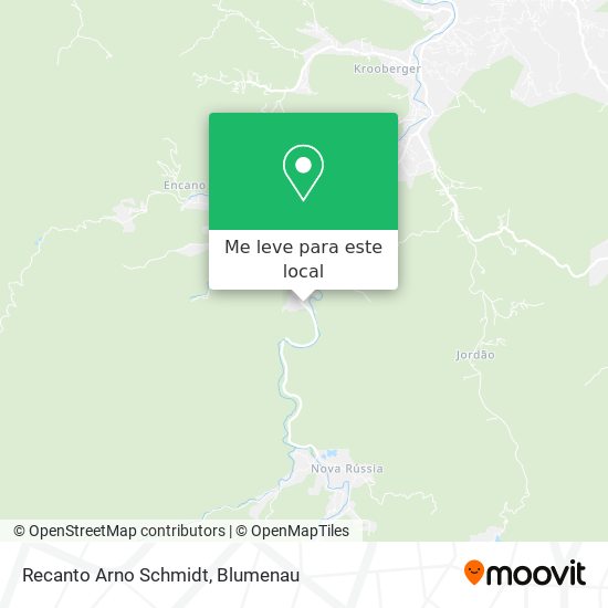 Recanto Arno Schmidt mapa