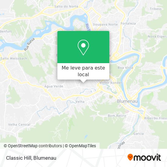 Classic Hill mapa