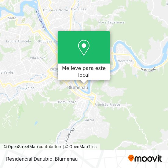 Residencial Danúbio mapa