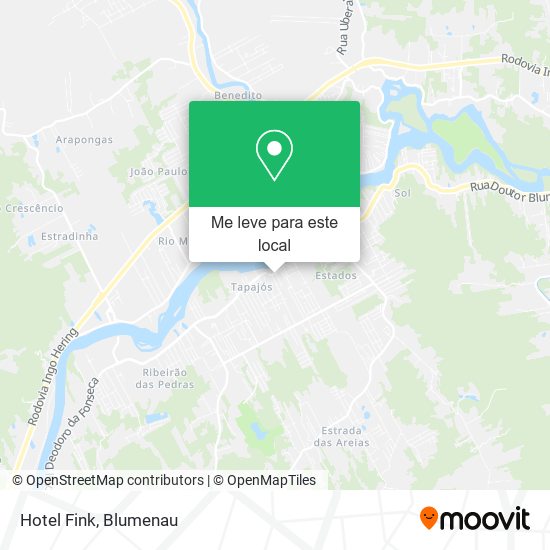 Hotel Fink mapa