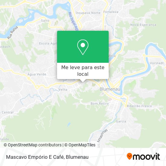 Mascavo Empório E Café mapa