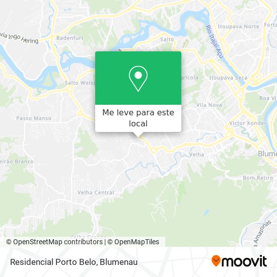 Residencial Porto Belo mapa