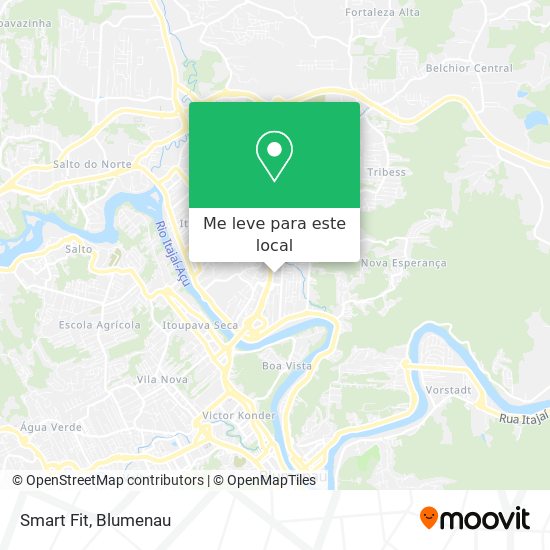 Smart Fit mapa