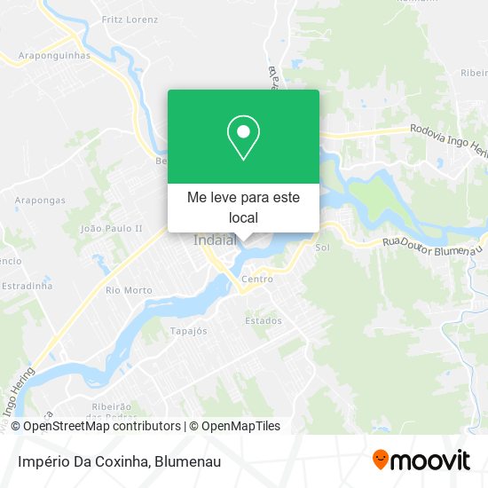 Império Da Coxinha mapa