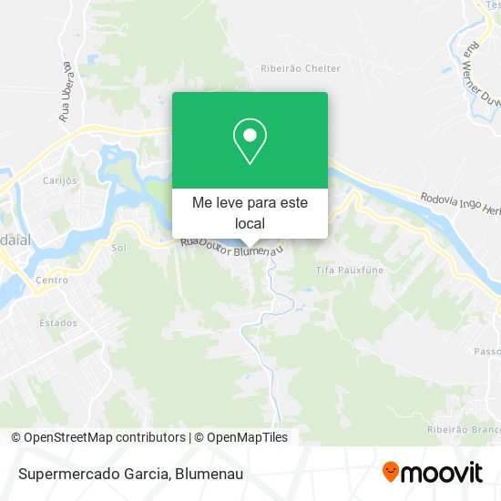 Supermercado Garcia mapa