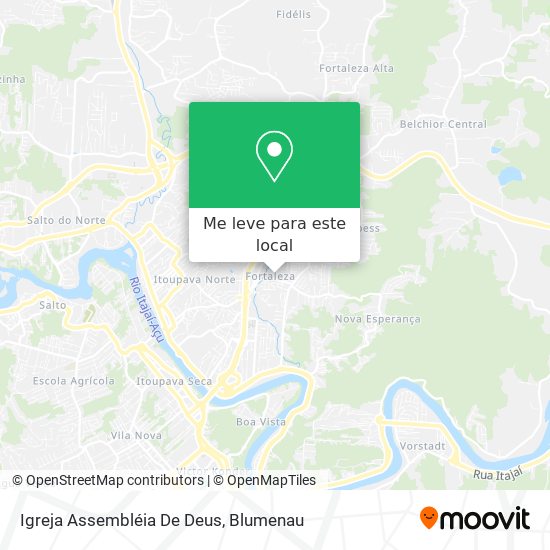 Igreja Assembléia De Deus mapa