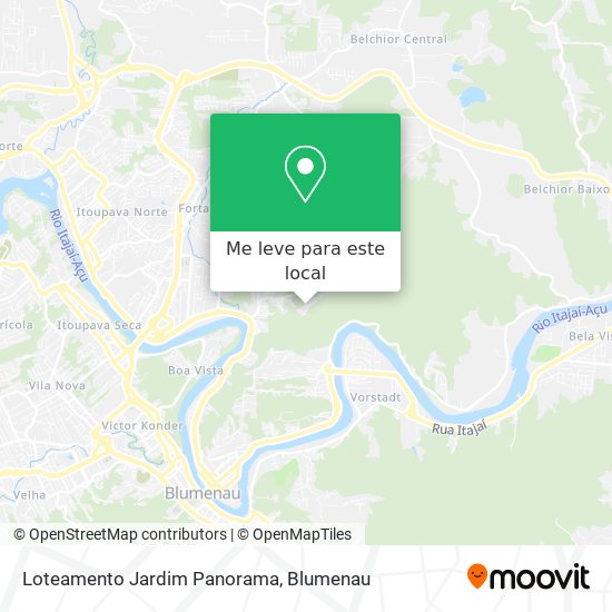 Loteamento Jardim Panorama mapa