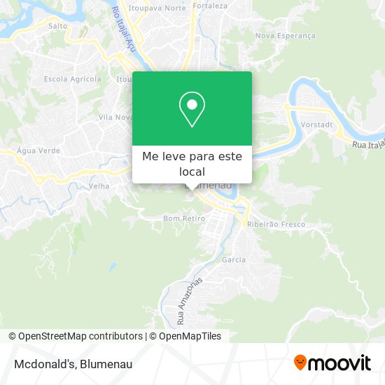 Mcdonald's mapa