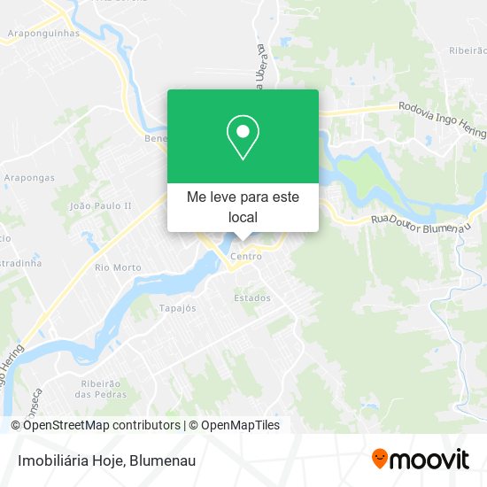 Imobiliária Hoje mapa