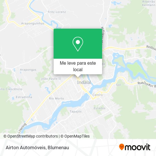 Airton Automóveis mapa