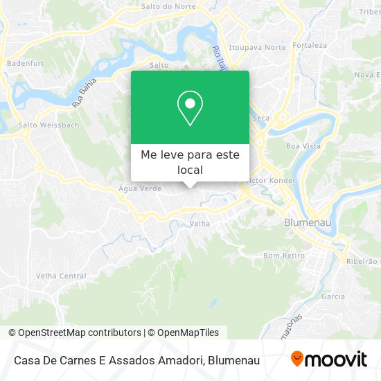 Casa De Carnes E Assados Amadori mapa